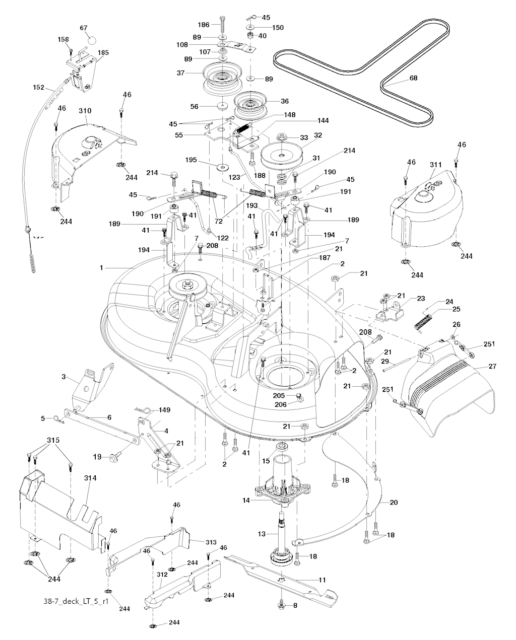Explosionszeichnung Ersatzteile