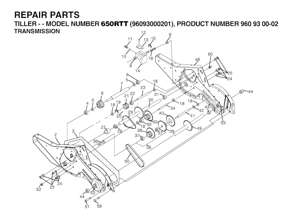 Explosionszeichnung Ersatzteile