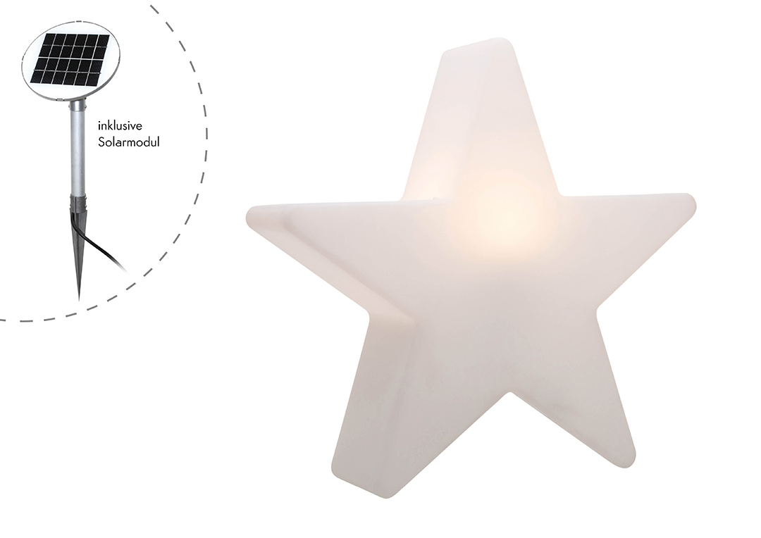 8 seasons design Solar LED-Dekoleuchte Shining Star, verschiedene Größen
