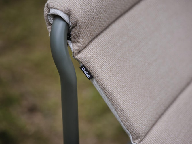 Brafab Sessel SLING, Aluminium Anthrazit / Olefin (100 % Polypropylen) Barley - Abverkauf 