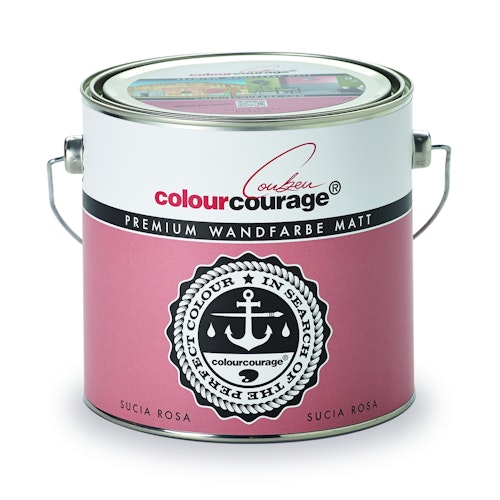 colourcourage® Premium Wandfarbe matt Sucia Rosa