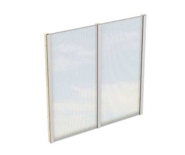 Skan Holz Seitenwände aus Polycarbonat für Terrassendach (freistehend)