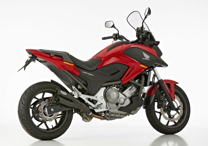 HURRIC SLIP-ON Schalldämpfer Pro 2 Edelstahl beschichtet für HONDA NC750S,NC750X