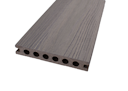 Vorschaubild GroJa QUATTRO Hohlkammer Terrassendiele Steingrau + Walnuss beidseitig Holzstruktur 4  Meter