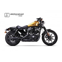IXIL Ironhead Round Doppel-Endtopf Edelstahl Schwarz