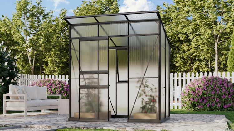 Vitavia Gewächshaus Fokus 3250 inkl. Stahlfundamentrahmen - 2,5 m²