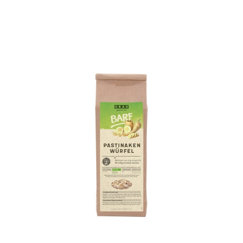 grau Pastinaken Würfel Nahrungsergänzung