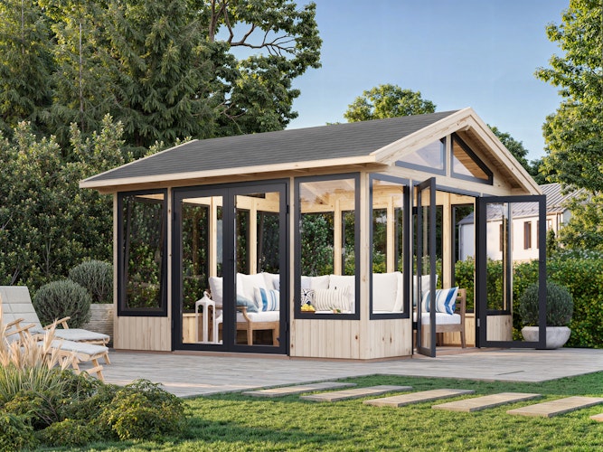 Palmako Pavillon Isabella 14,7 m² - 90 mm