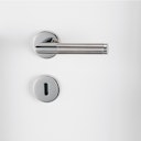 Vorschaubild Griffwerk Türgriff LOREDANA K3 Klippgarnitur- Edelstahl poliert / matt