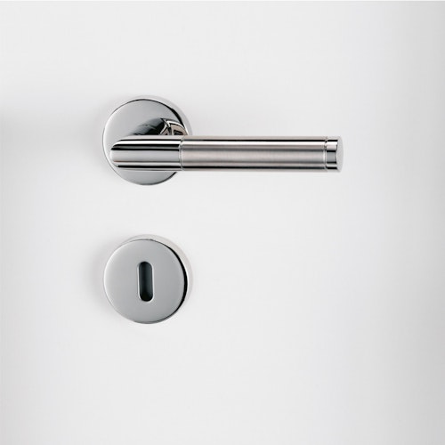 Griffwerk Türgriff LOREDANA K3 Klippgarnitur- Edelstahl poliert / matt
