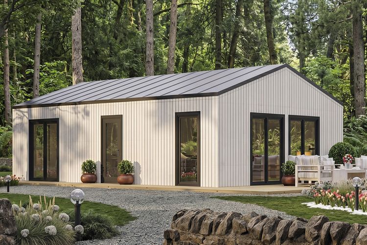 Wolff Finnhaus Ferienhaus Kunlun 57 - 68 mm