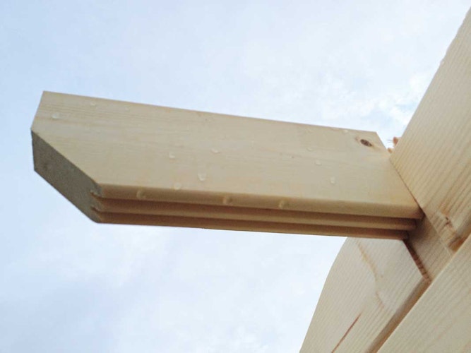 Wolff Finnhaus Blockbohlenhaus Britta 34-A/C