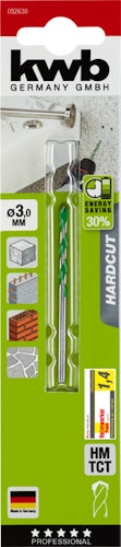 kwb Akku Top Hardcut Beton Gra Bohr  3mm SB 52630