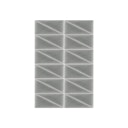 Vorschaubild Mollis Polsterpaneel Grau 15x30 cm