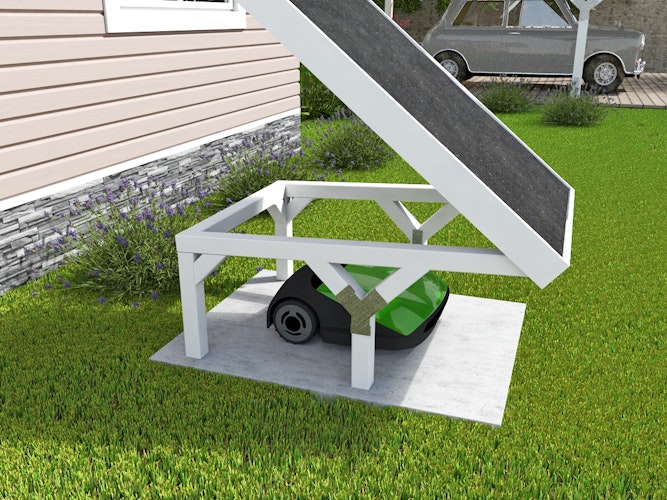 Weka Y-Mährobotergarage 367 B mit Flachdach - 21 mm