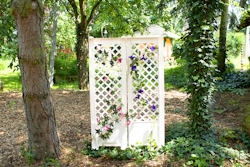 KHW Spalier 43 cm mit Erdspieß - 2er Set