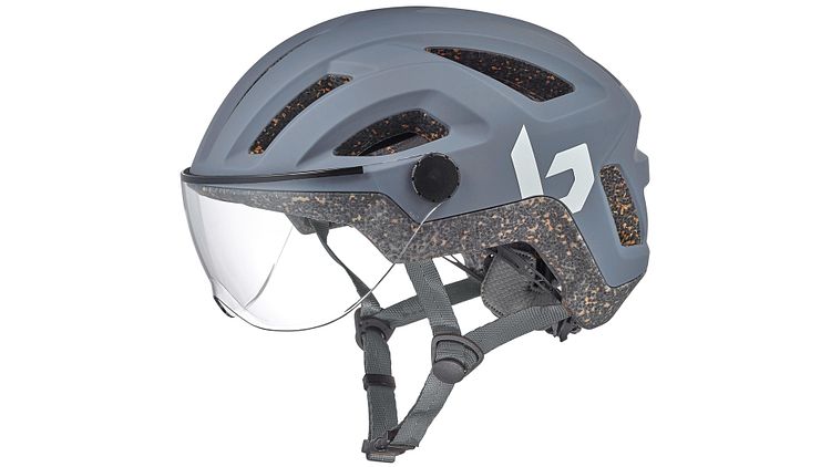 Bollé Helm Eco React Visor matte cool grey Gr. M