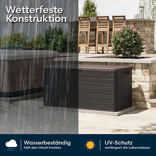 Suncast Kunststoff-Gartenbox 644 L