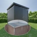 Vorschaubild Erdschrauben-Fundament SmartBasePLUS für Biohort Metall-Gerätehaus Europa