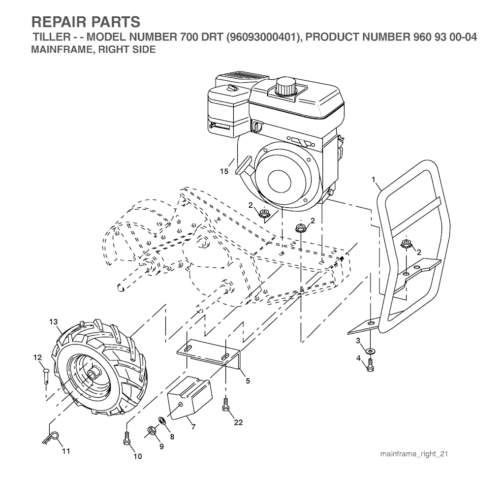 Explosionszeichnung Ersatzteile