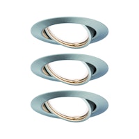 Paulmann Einbauleuchte Base 3er Set LED 3x5W Eis.