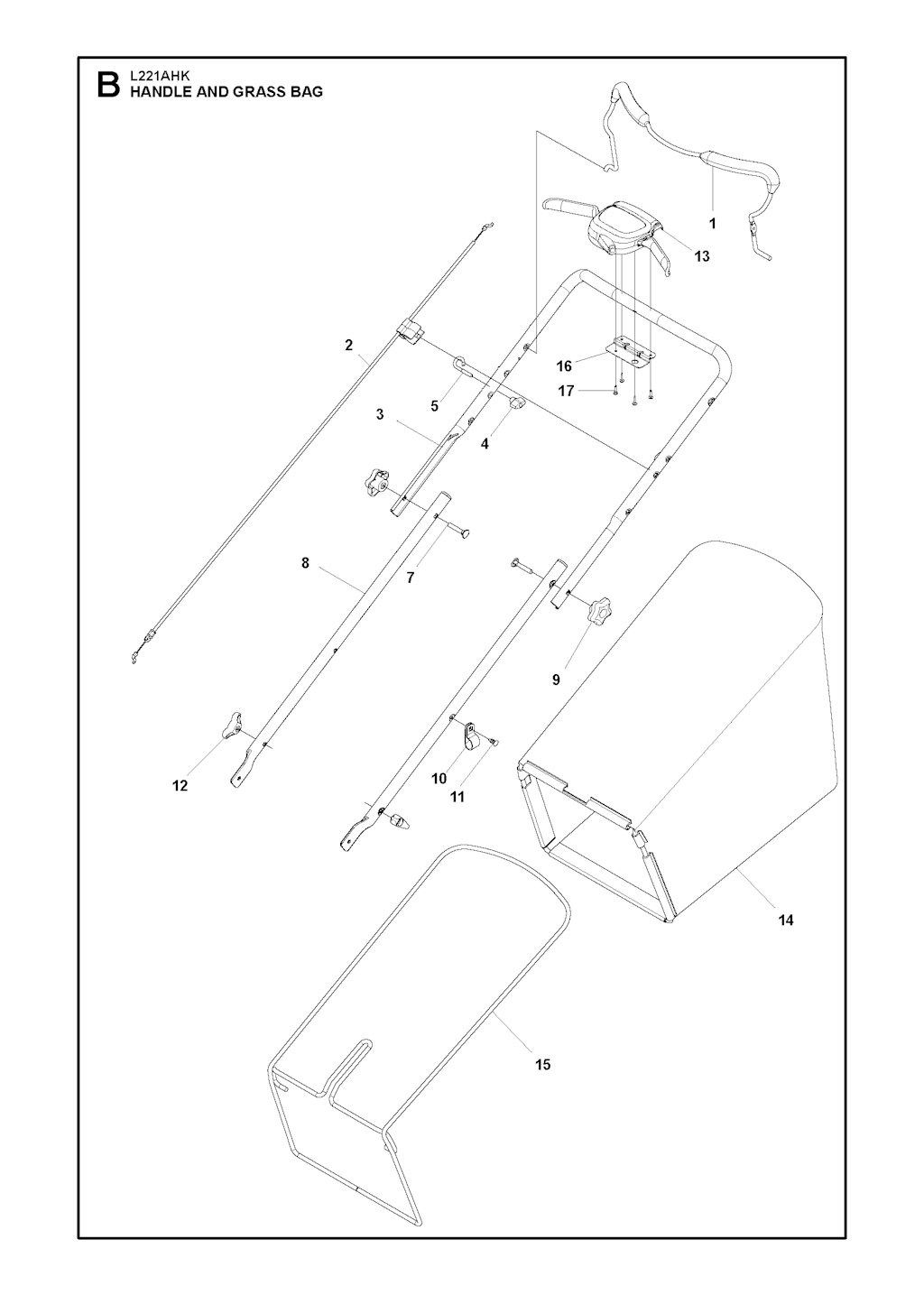 Explosionszeichnung Ersatzteile