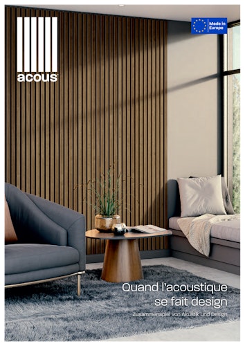 ACOUS Akustikplatten  PROF AC01G EICHE HELLBRAUN
