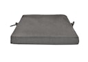 Vorschaubild Garden Pleasure Gartenmöbel Set DIJON / BASTIA, Tisch 200 x 100 + 6 Stapelstühle, Polyrattan Ingwerbraun / Glasplatte / Kissen 100 % Polyester Anthrazit