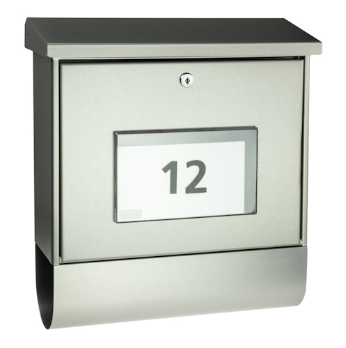 Burg Wächter Briefkasten Malaga Edelstahl 4400 Ni