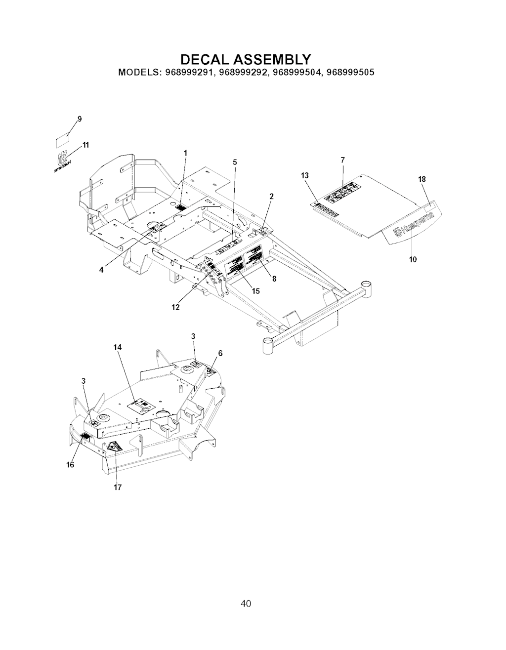 Explosionszeichnung Ersatzteile