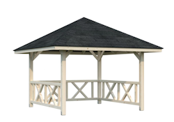 Palmako Pavillon Bianca 8,3 m² Set 101