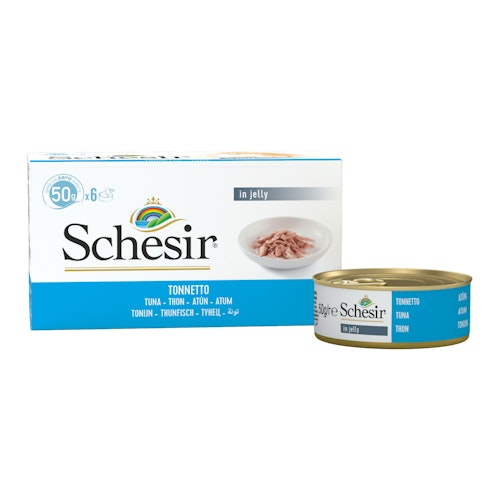 Schesir 6 x 50g Multipack Katzennassfutter