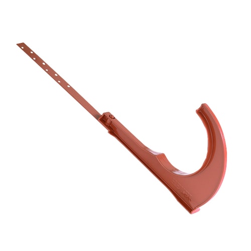 HEUEL Schneefangsystem Halterung Ton- u. Betondach - Schneefangrundholz - verschiedene Farben