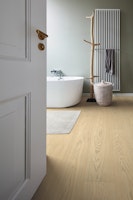 MEISTER Lindura-Holzboden HD 400 (EasyStep SF - B-Ware) | ultramattlackiert 2200 mm x 270 mm  Eiche nat Alabaster gebürstet 8919 - 2200 mm - 2. Wahl