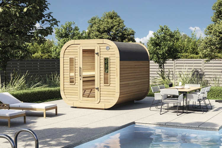 Wolff Finnhaus Design Saunahaus Luago 2x2 Art 1