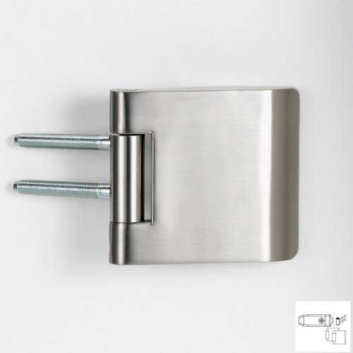 GRIFFWERK Ganzglastürbeschlagset CREATIVO 1.0-Edelstahl matt