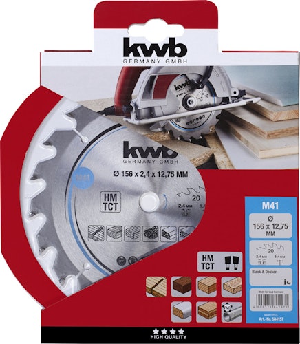 kwb Sägebl HM Mittel 156x12,75 Z20 584157