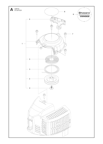 Husqvarna Heckenscheren/Stabheckenscheren 967279801 226HD60S Heckenschere