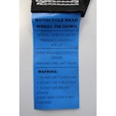 Vorschaubild Renngrib Motorrad Hinterrad Abspanngurt, Zurrgurt, Spanngurt - Schwarz