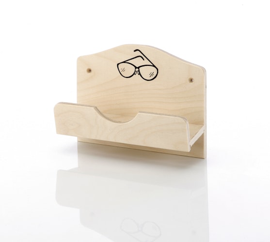 Eliga Brillenhalter / Brillenablage für Saunen