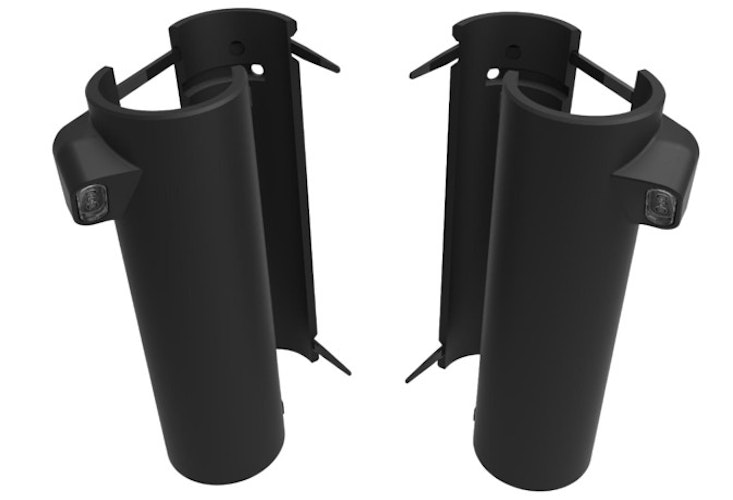 MOTOISM Gabelcover-Blinker "Three Seamless" für Triumph Speedmaster