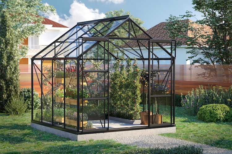 Vitavia Gewächshaus Uranus 6700 inkl. 2 Dachfenstern - 6,7 m²