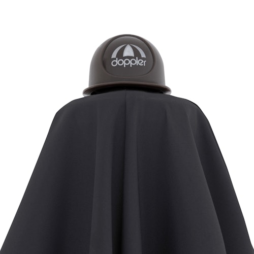 doppler Pendelschirm ALU WOOD 300 x 220, Aluminium Esche-Optik / 100 % Polyester 180 g/m²