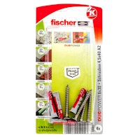 FISCHER Universaldübel Duopower 6x30 S A2 K (4 Stück)