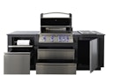 Vorschaubild Napoleon Outdoor Küche OASIS 105 inkl. Gas-Einbaugrill Prestige 500 mit Sizzle Zone