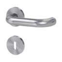 Vorschaubild Griffwerk Türgriff ALESSIA PROF Rosetten rund GK3