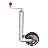 Stützrad Ø 60 mm, Stützlast 500 kg, Metallfelge