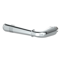 Griffwerk Griffstück FABIA für Schutzbeschlag Chrom Links 