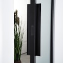 Vorschaubild Flexo Loft-Drehtür schwarz mit Alu-Blockzarge stumpfeinschlagend