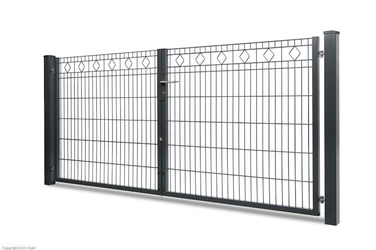 dz Flügeltor VARIO Residenz MALAGA Doppeltor -Verschiedene Ausführungen